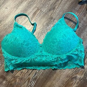 Pink push up bralette